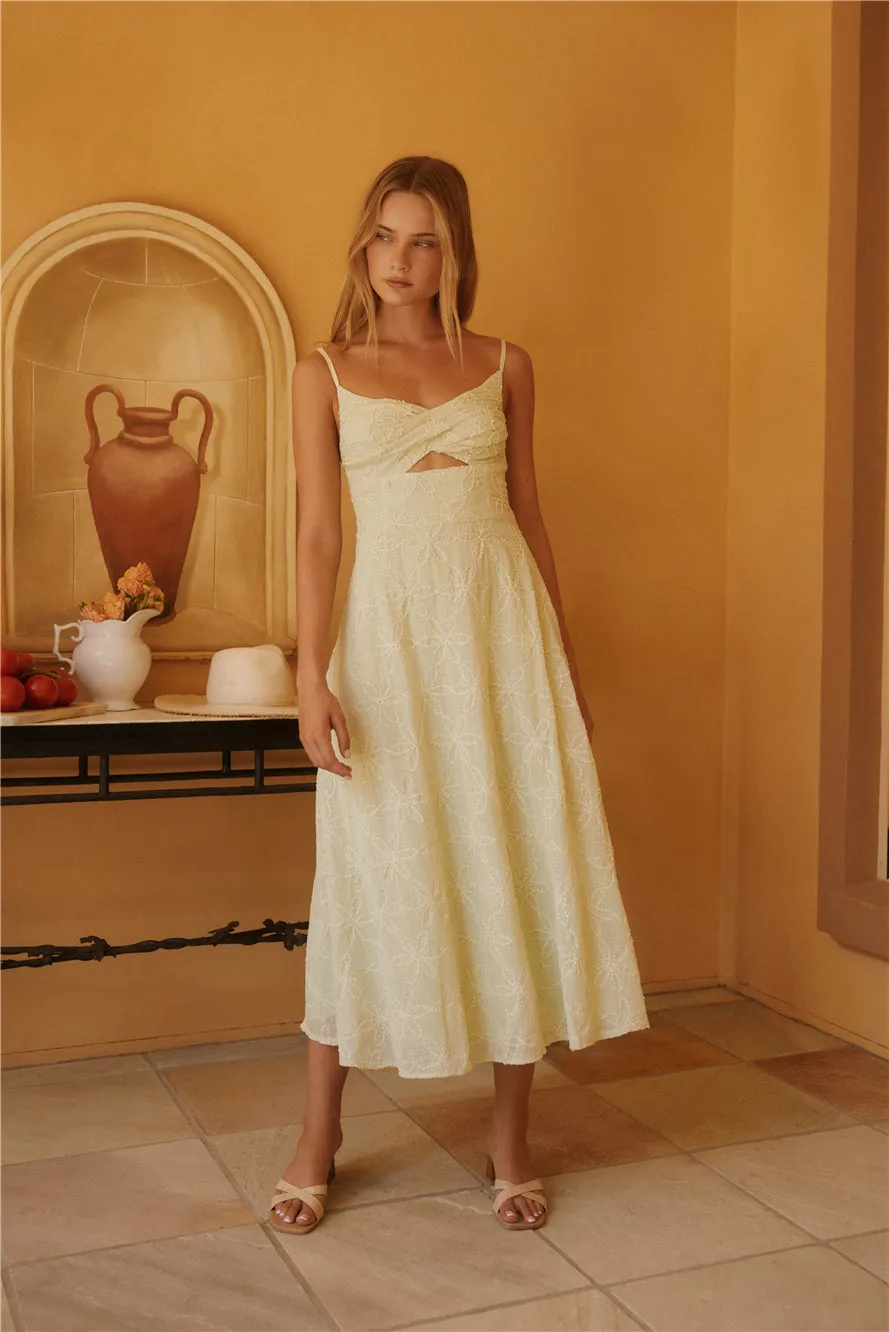 Fiora Maxi Dress Green sold by Fortunate One