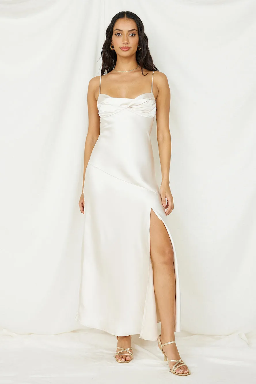 People Watching Maxi Dress Champagne sold by Fortunate One product image thumbnail 2