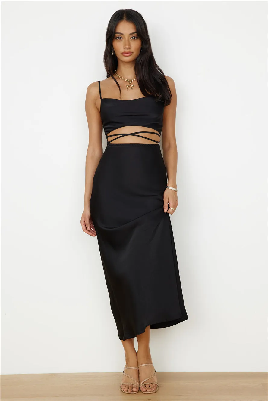 Carmela Maxi Dress Black sold by Fortunate One product image thumbnail 4