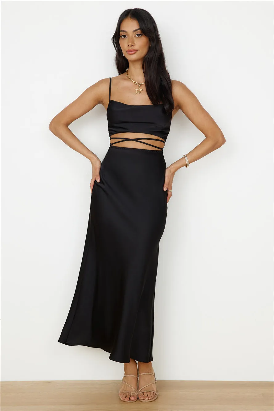 Carmela Maxi Dress Black sold by Fortunate One product image thumbnail 2