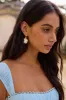 18K Gold Plated Precious Pearls Earrings Gold sold by Fortunate One