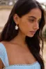 18K Gold Plated Precious Pearls Earrings Gold sold by Fortunate One