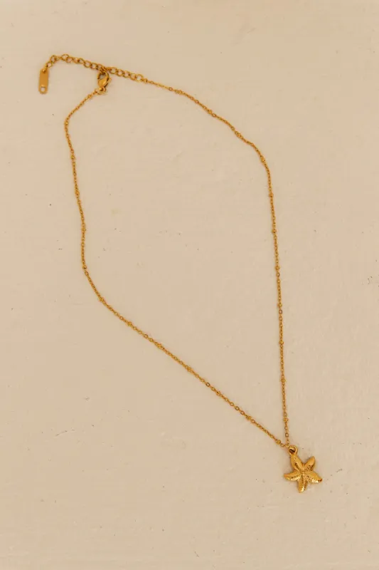 18K Gold Plated Ocean Find Necklace Gold sold by Fortunate One