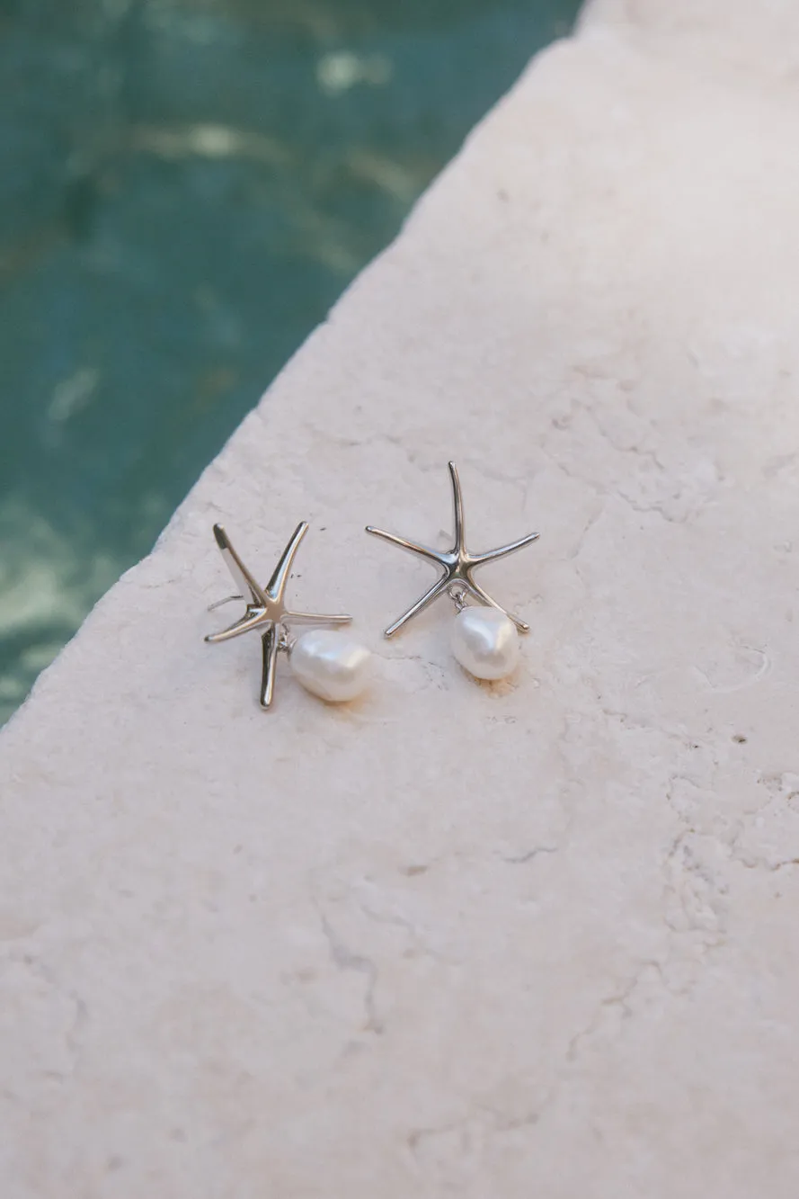 Starfishes Sence Earrings Silver sold by Fortunate One product image thumbnail 2