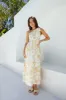 Sunset Serenade Floral Maxi Dress sold by Fortunate One
