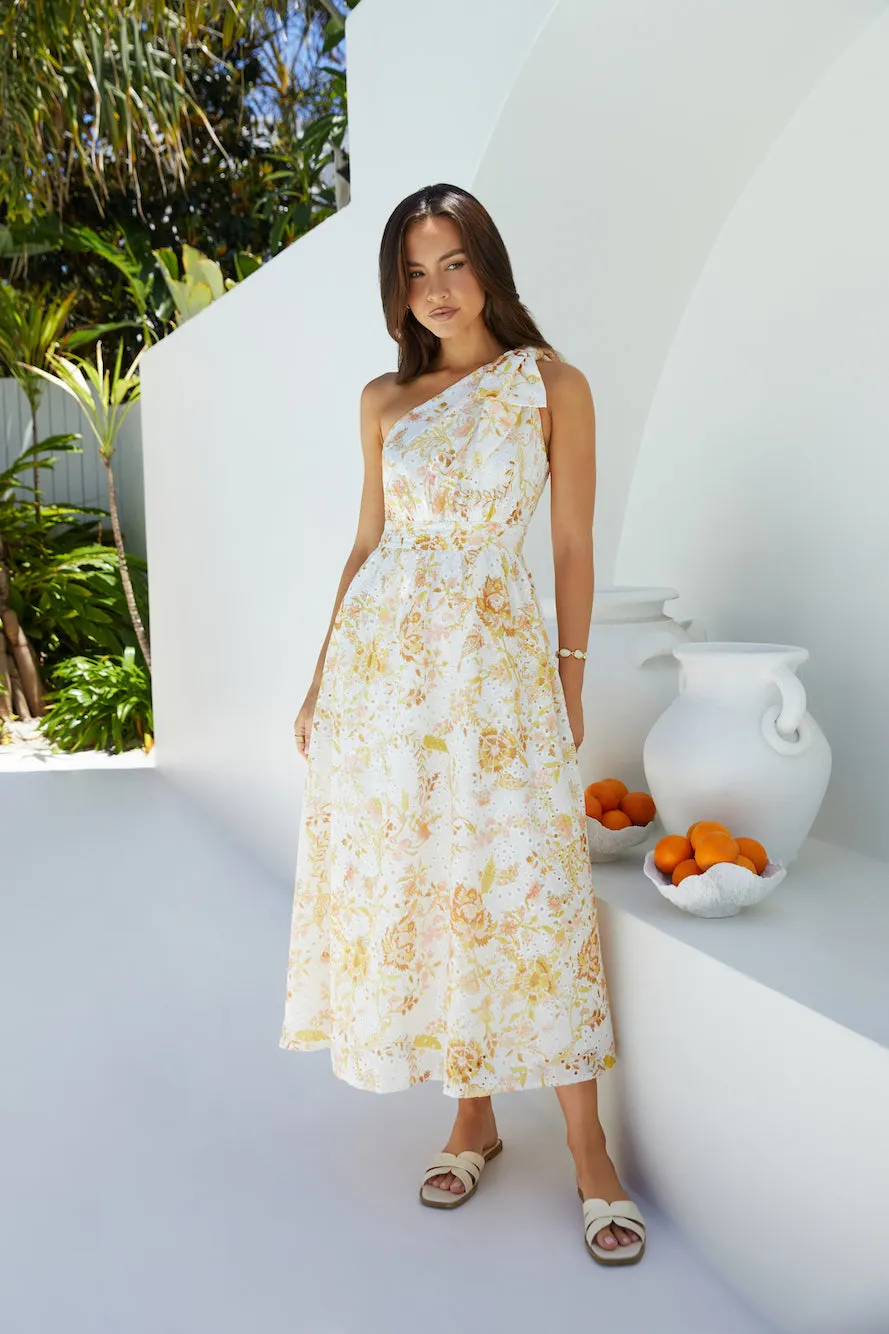 Sunset Serenade Floral Maxi Dress sold by Fortunate One