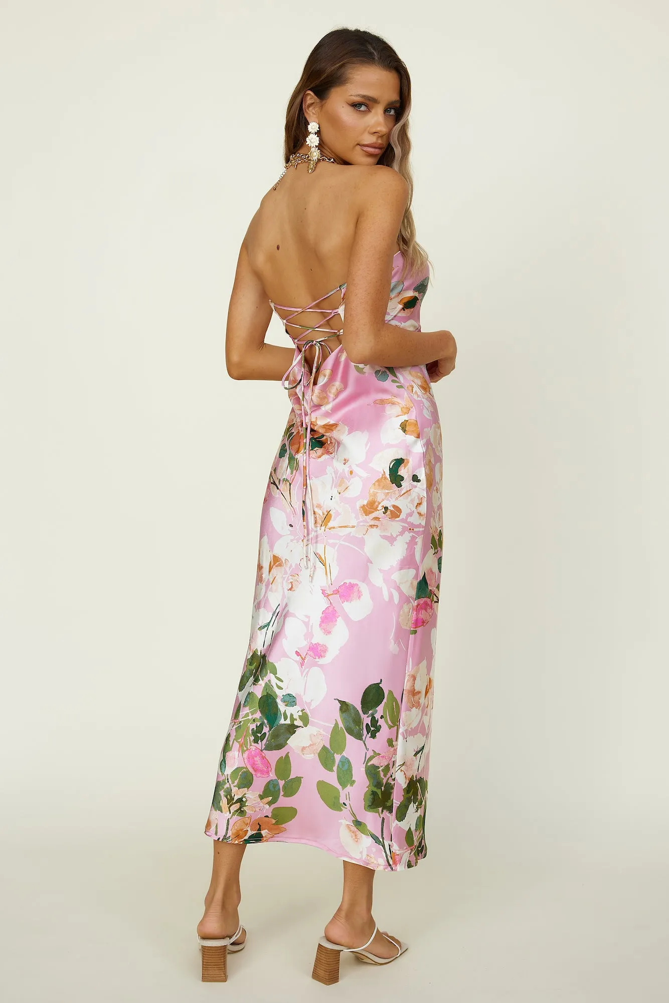 Truthfully Maxi Dress Pink sold by Fortunate One product image thumbnail 5