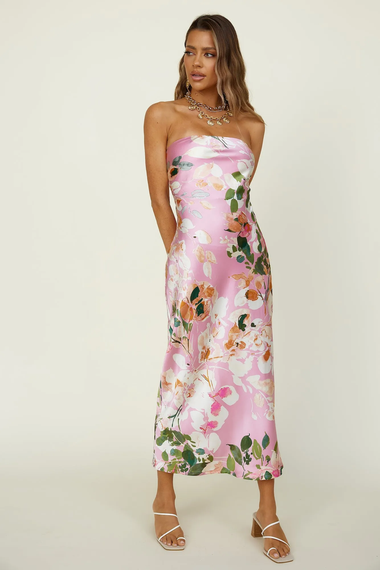 Truthfully Maxi Dress Pink sold by Fortunate One product image thumbnail 2