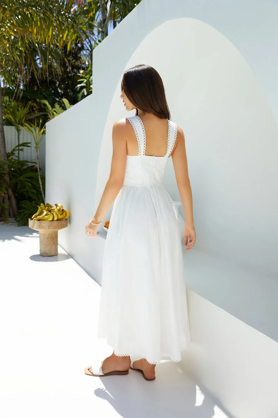 Seraphina Maxi Dress White sold by Fortunate One product image thumbnail 2