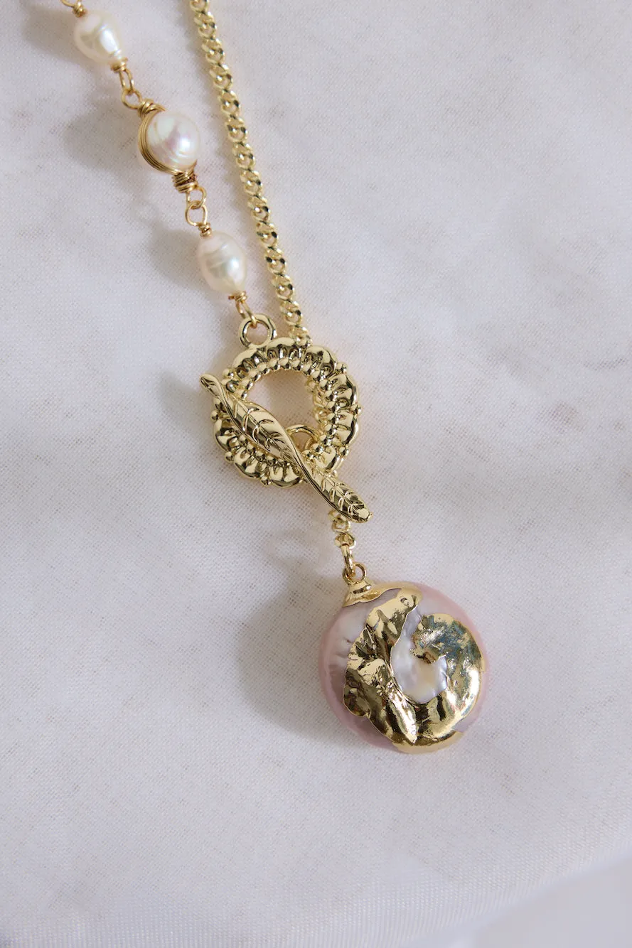 18K Gold Plated Most Divine Necklace Gold sold by Fortunate One product image thumbnail 3