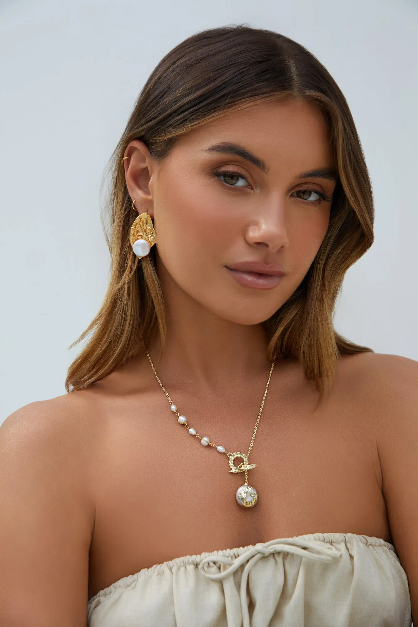 18K Gold Plated Most Divine Necklace Gold sold by Fortunate One product image thumbnail 4