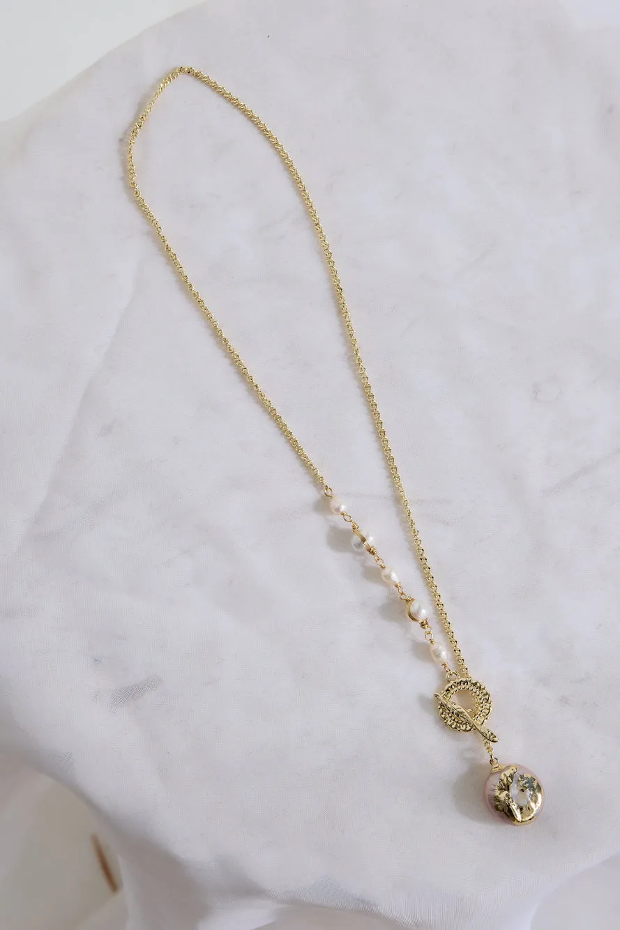 18K Gold Plated Most Divine Necklace Gold sold by Fortunate One