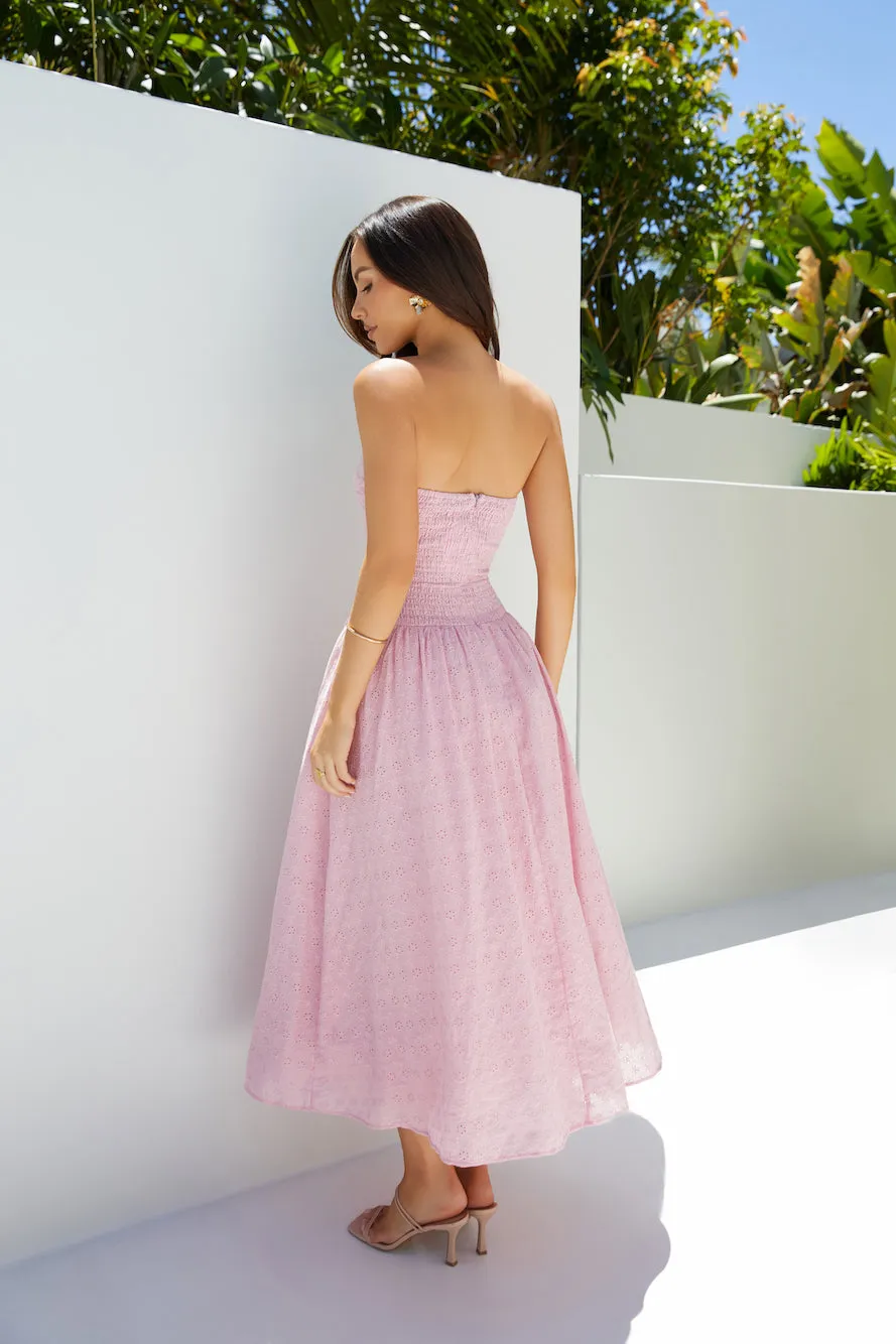 Mimi Moments Strapless Maxi Dress Pink sold by Fortunate One product image thumbnail 2