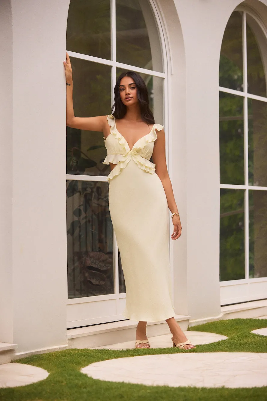 Sundream Maxi Dress Yellow sold by Fortunate One