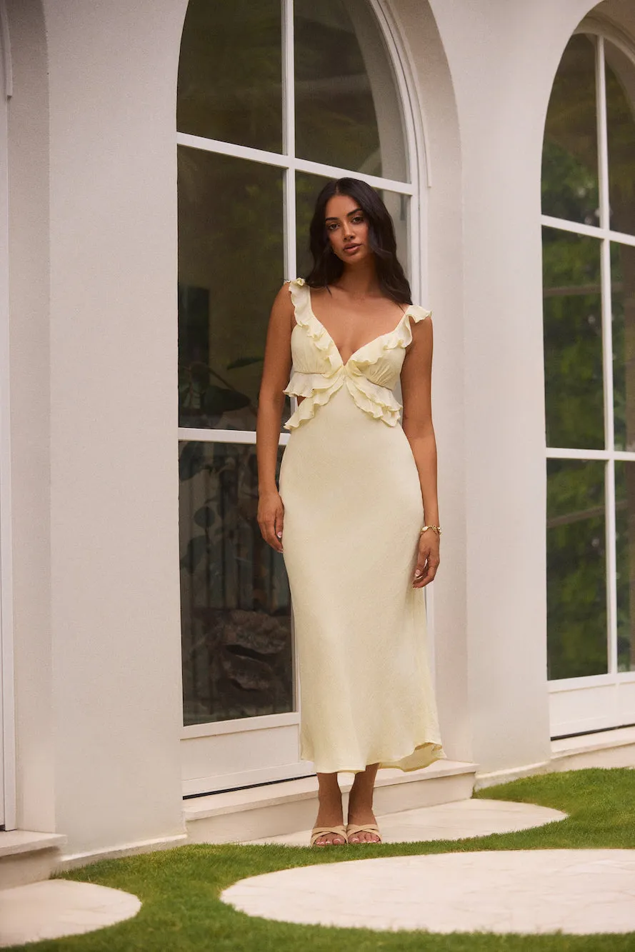 Sundream Maxi Dress Yellow sold by Fortunate One product image thumbnail 3