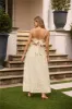 Painted Skies Maxi Dress Yellow sold by Fortunate One