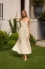 Painted Skies Maxi Dress Yellow sold by Fortunate One