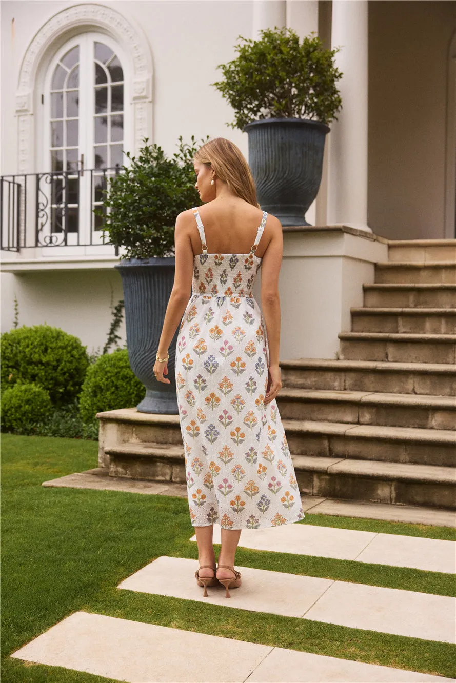 Sunlit Petal Maxi Dress Print sold by Fortunate One product image thumbnail 2