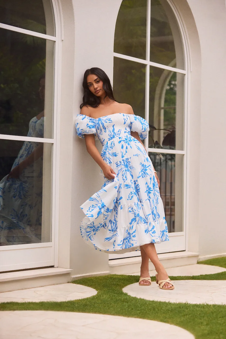 Good Morning Miss Maxi Dress Blue sold by Fortunate One product image thumbnail 3