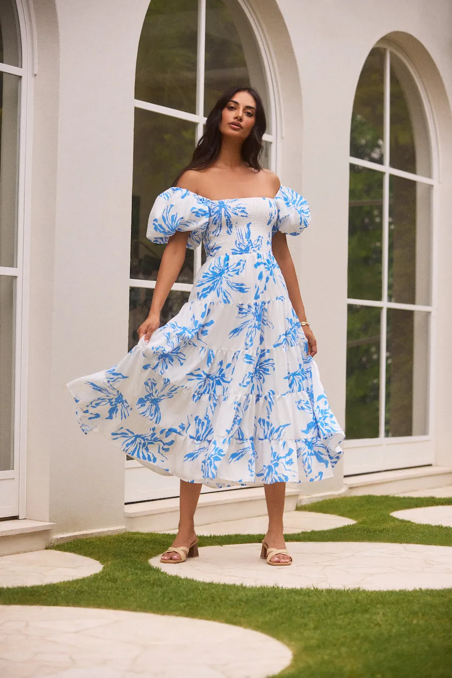 Good Morning Miss Maxi Dress Blue sold by Fortunate One product image thumbnail 4