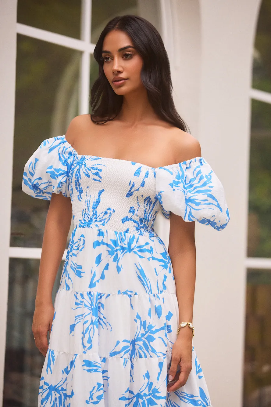 Good Morning Miss Maxi Dress Blue sold by Fortunate One product image thumbnail 5