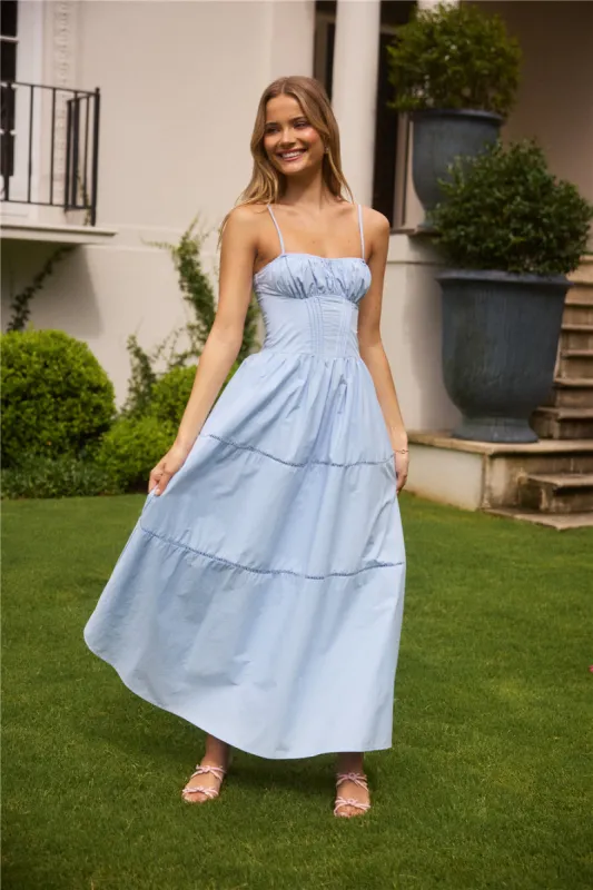 Mandy More Maxi Dress  Blue sold by Fortunate One