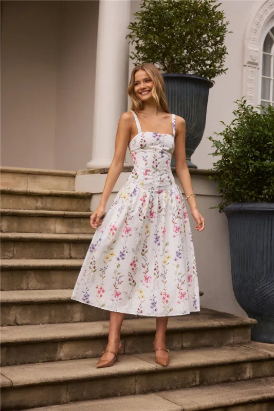 Whimsical Charm Maxi Dress Print sold by Fortunate One