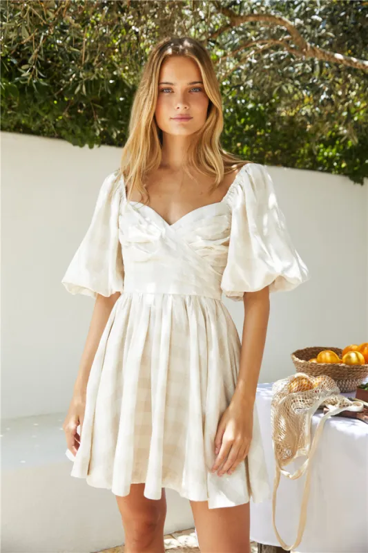 Delicate Blossom Mini Dress in Multi sold by Fortunate One