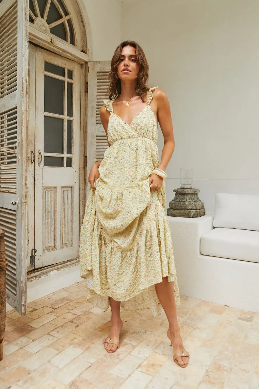Willow Bloom Maxi Dress Yellow sold by Fortunate One product image thumbnail 5