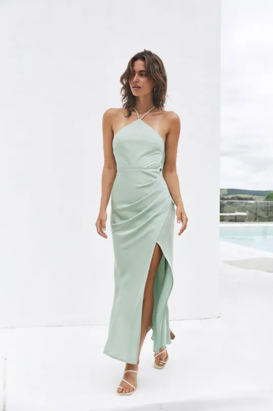 Summer's Embrace Midi Dress Sage sold by Fortunate One