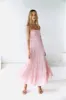 Renaissance Art Maxi Dress Pink sold by Fortunate One