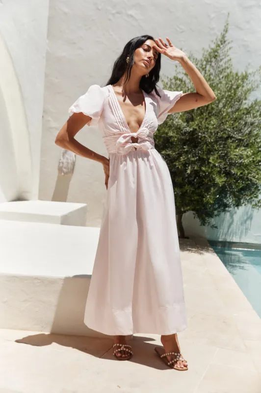 Simple Story Maxi Dress Pink sold by Fortunate One