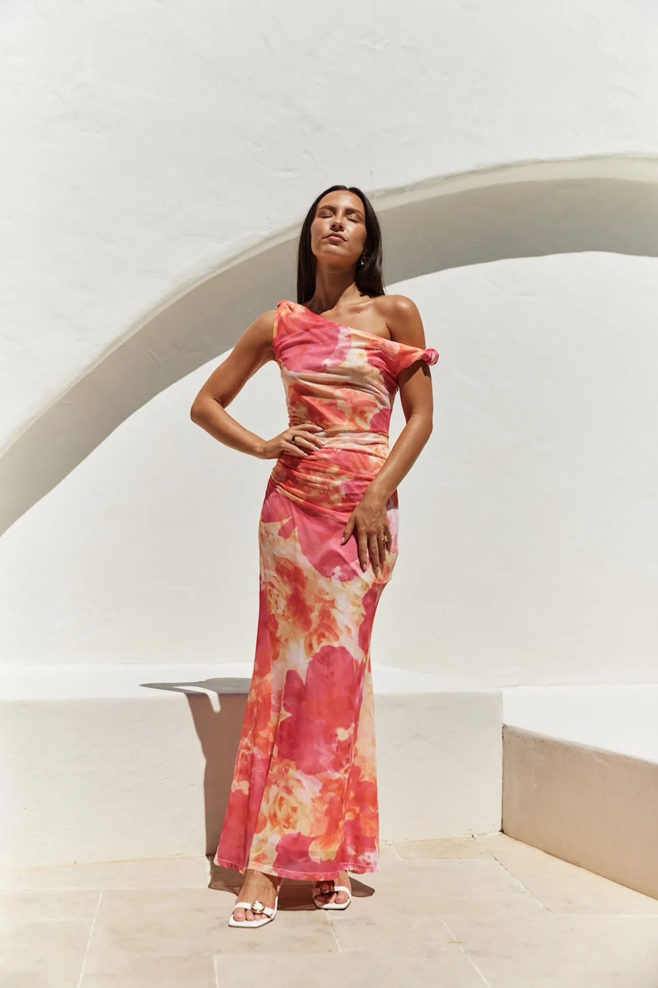 Mimosa Moment Maxi Dress Pink sold by Fortunate One product image thumbnail 3