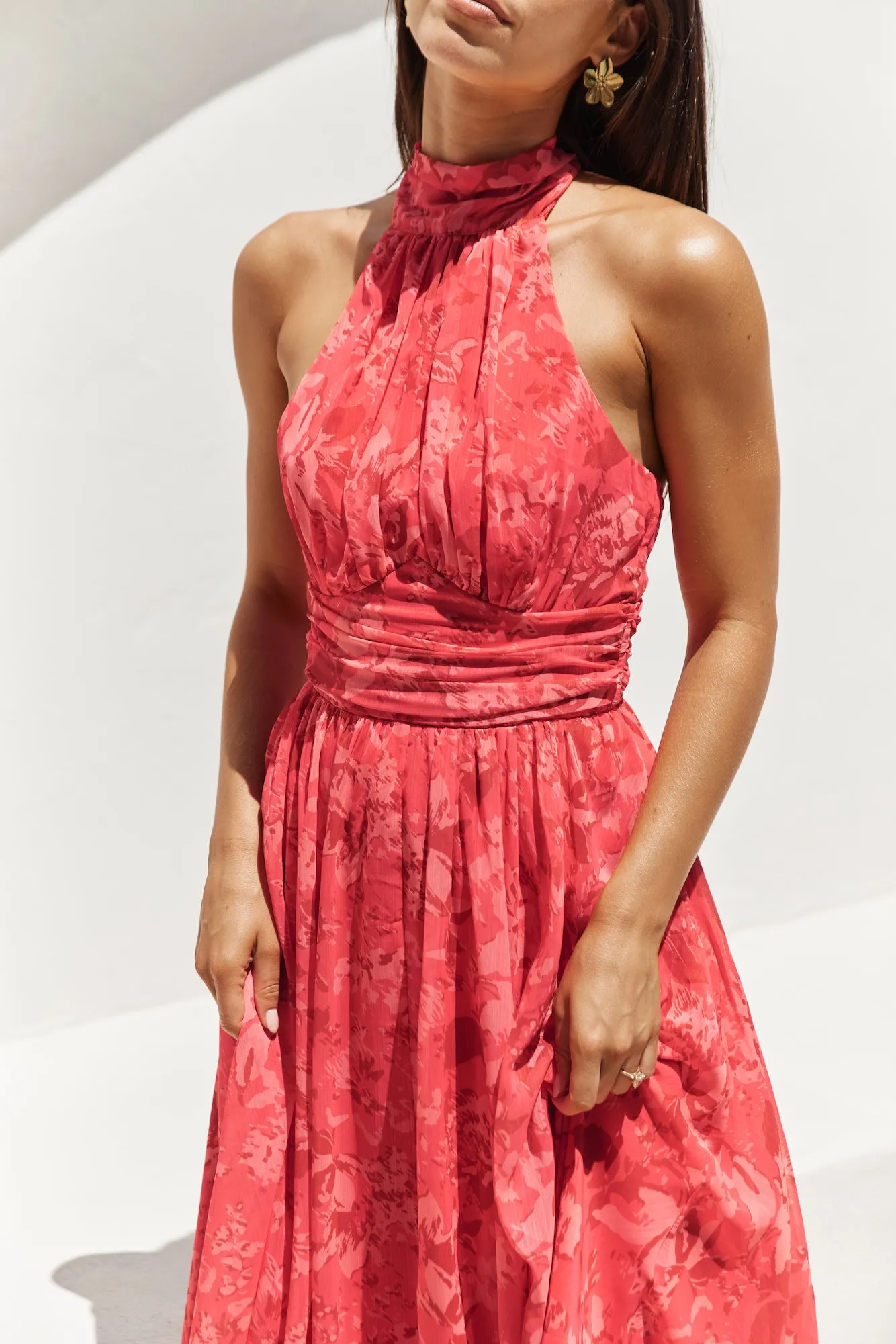 Elysian Sunset Maxi Dress Pink sold by Fortunate One product image thumbnail 5