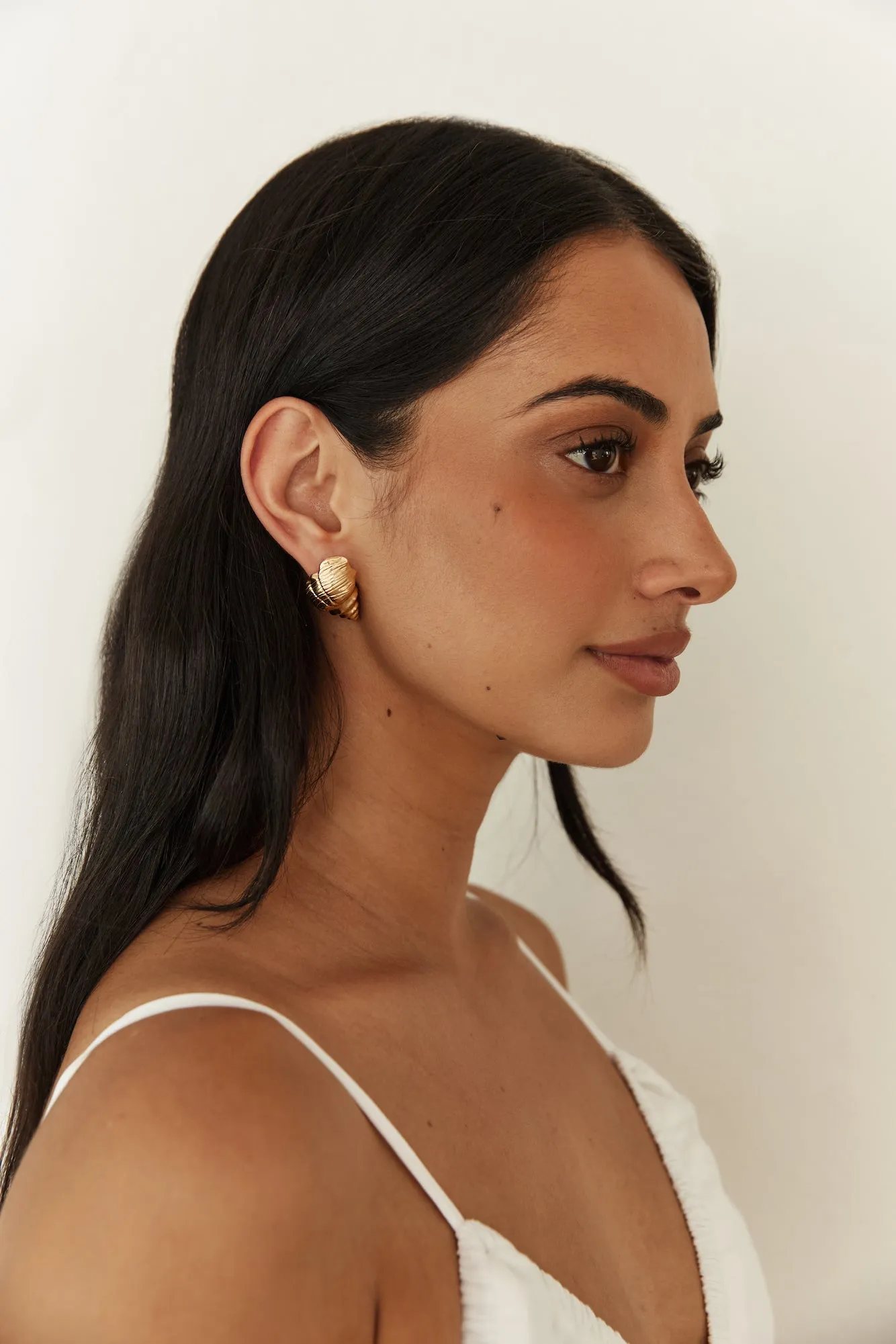 18K Gold Plated Find Your Shell Earrings sold by Fortunate One product image thumbnail 5