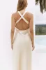 Moonlit Sway Midi Dress Yellow sold by Fortunate One