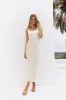 Moonlit Sway Midi Dress Yellow sold by Fortunate One