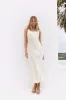 Moonlit Sway Midi Dress Yellow sold by Fortunate One