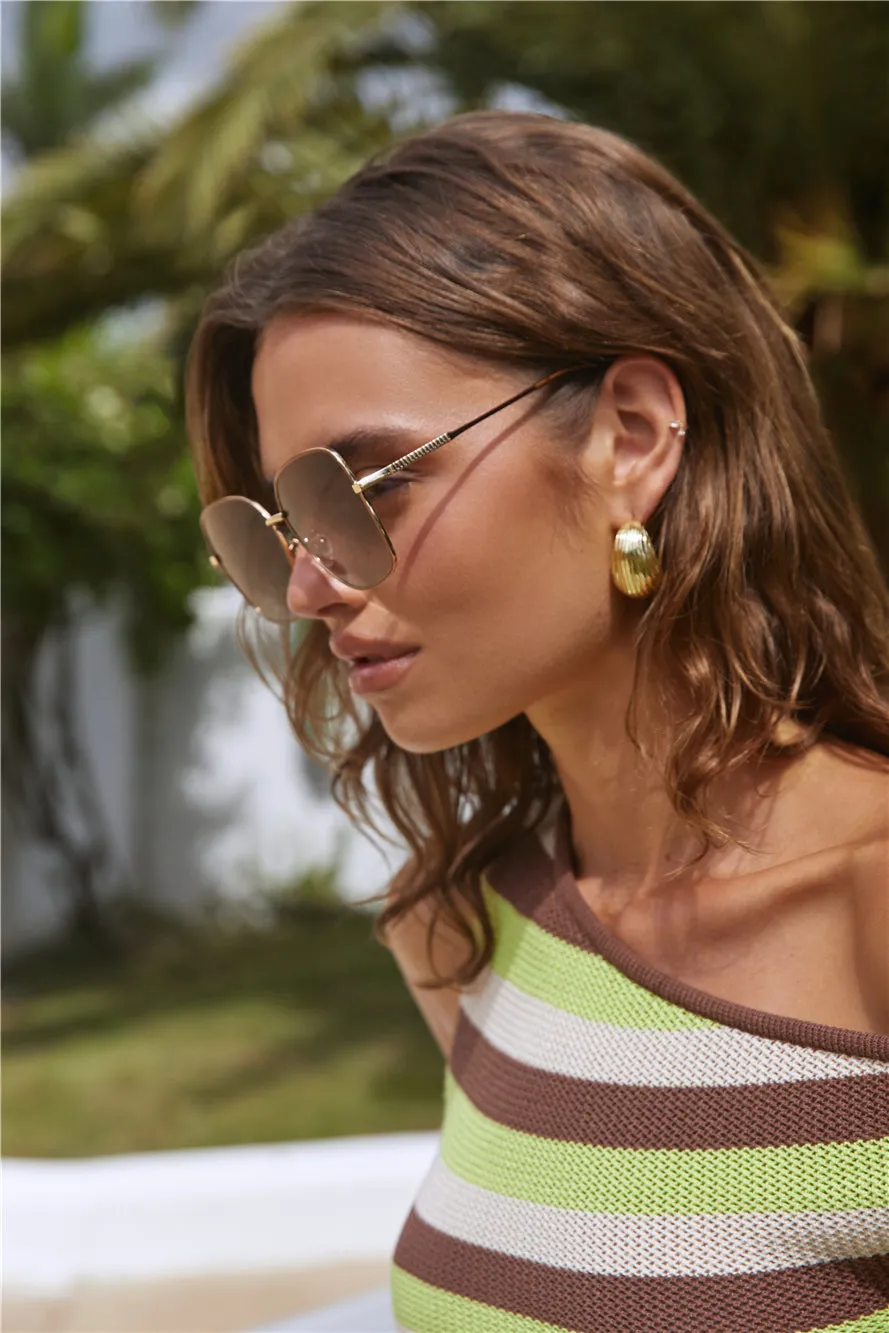 Monaco Sunglasses Brown sold by Fortunate One product image thumbnail 4