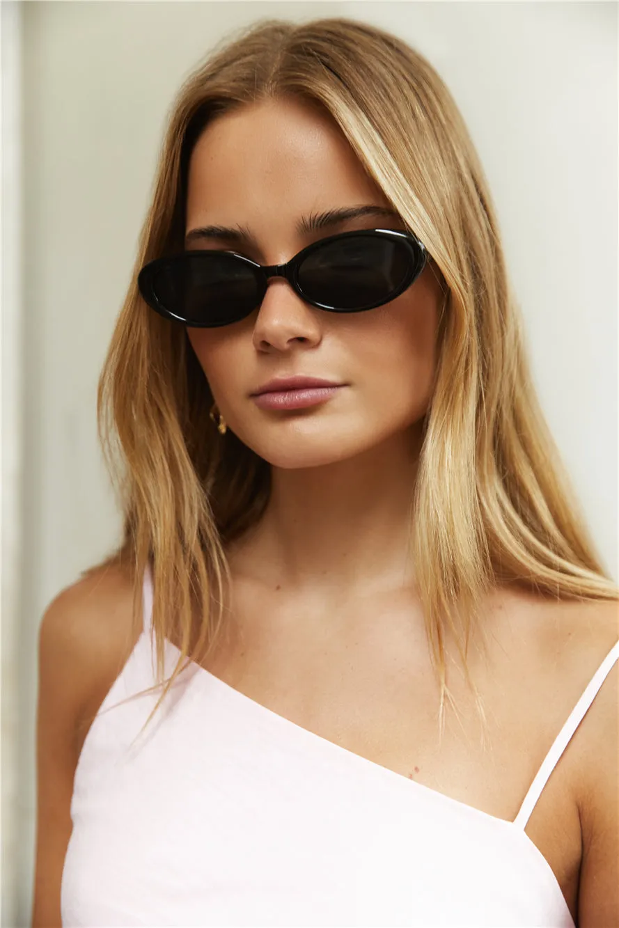 Capri Sunglasses Black sold by Fortunate One