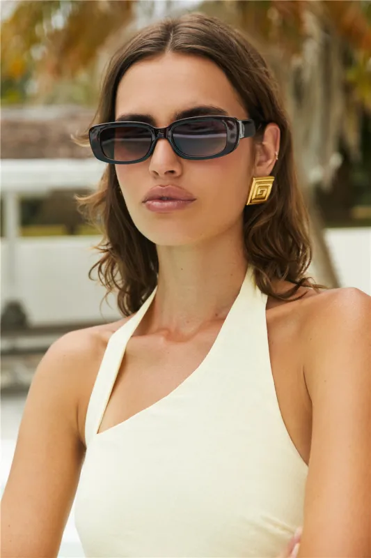 Milan Sunglasses Black sold by Fortunate One