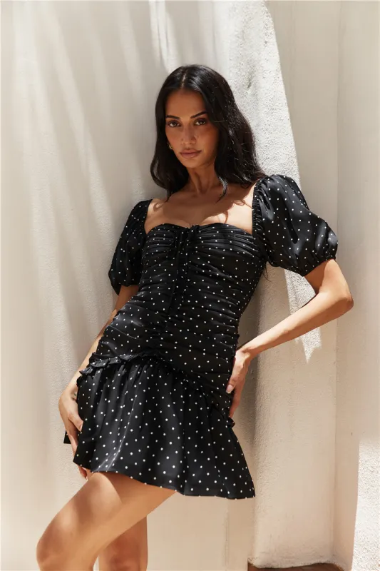 Expression Of Love Mini Dress Black sold by Fortunate One