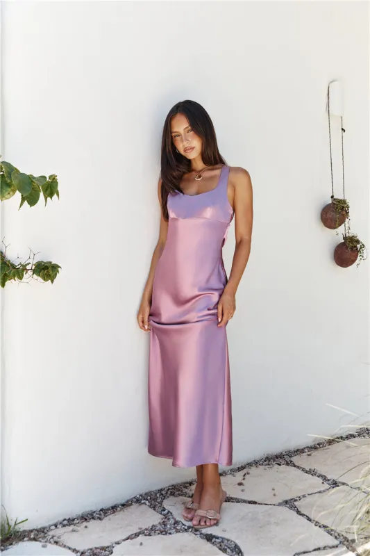 Moonlit Sway Midi Dress Purple sold by Fortunate One