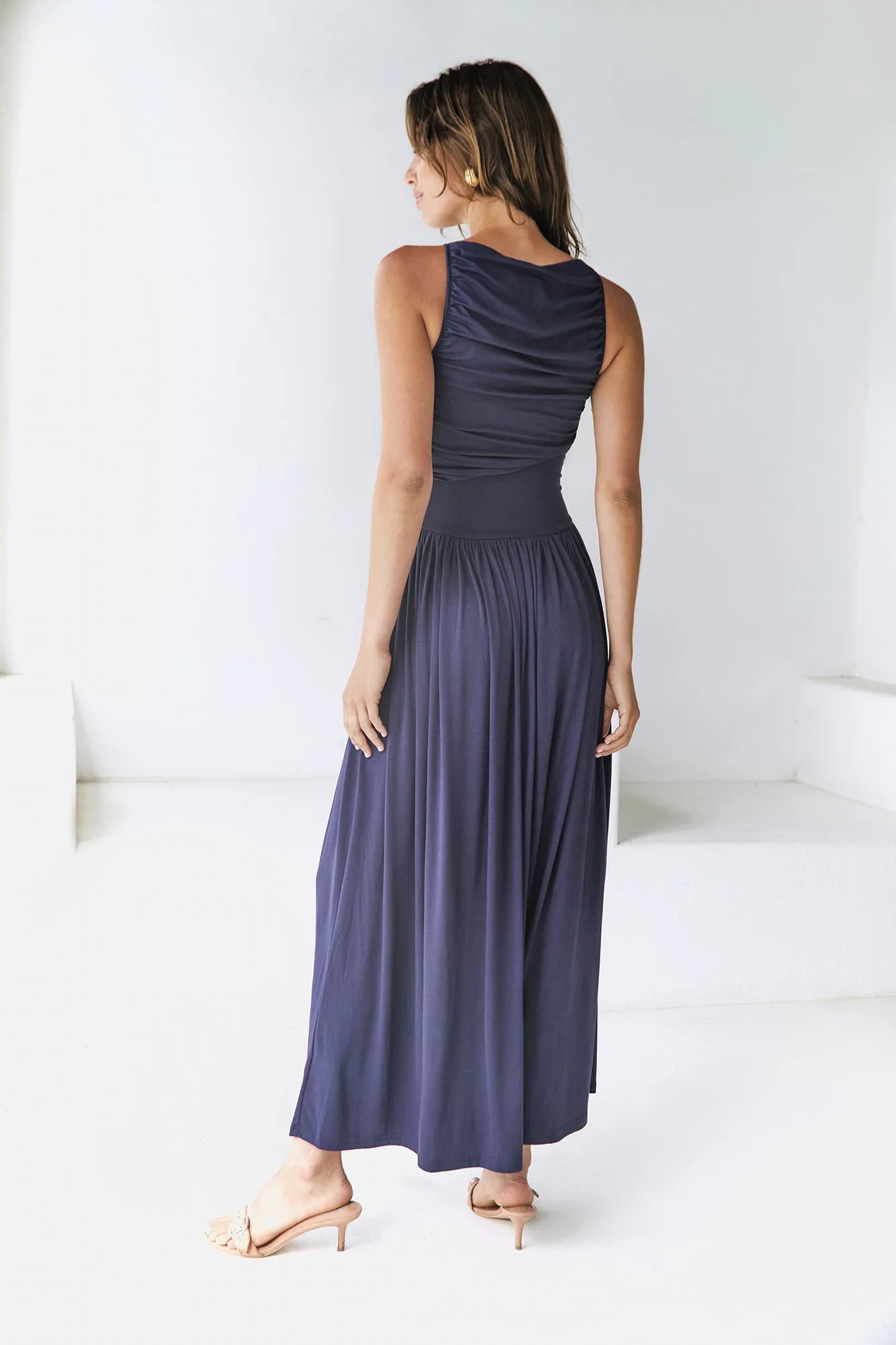 Nalla Maxi Dress Navy sold by Fortunate One product image thumbnail 2