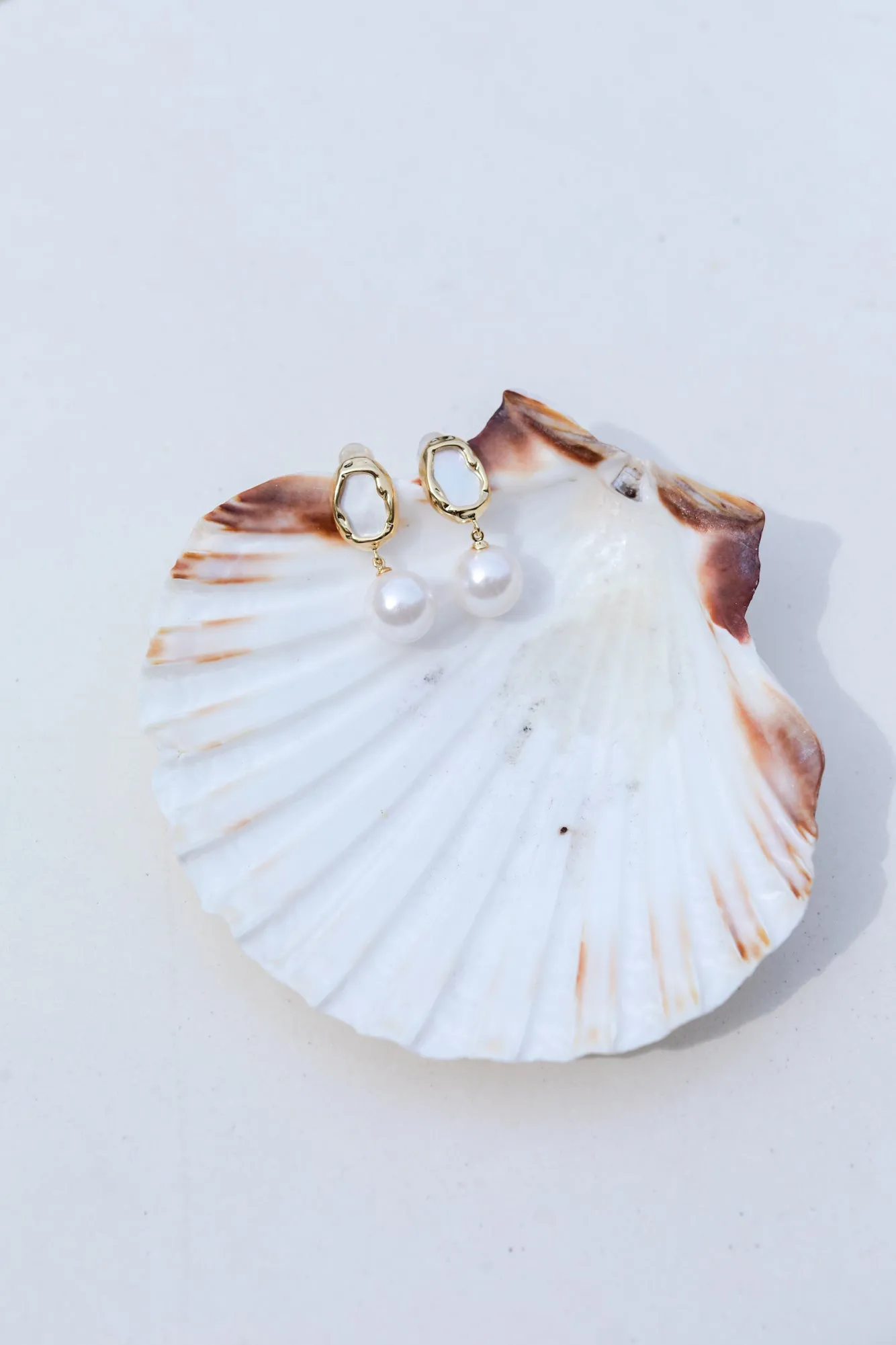 Moon Beam Earrings Gold sold by Fortunate One product image thumbnail 2