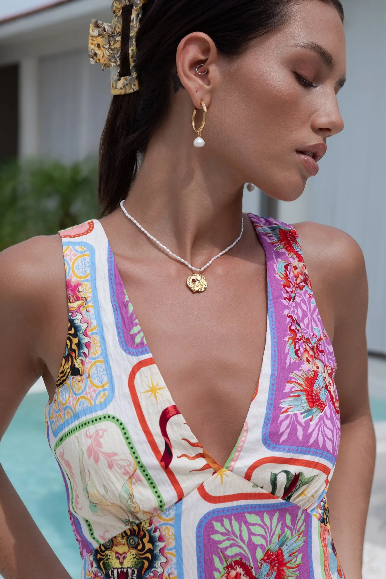 Aurora Spark Necklace Gold sold by Fortunate One product image thumbnail 2