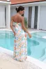 Elior Strapless Maxi Dress Print sold by Fortunate One