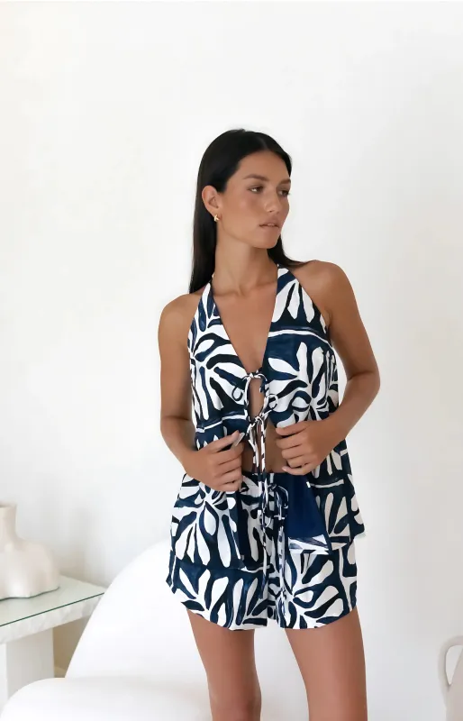 Octavia Shorts Pirah Print sold by Fortunate One