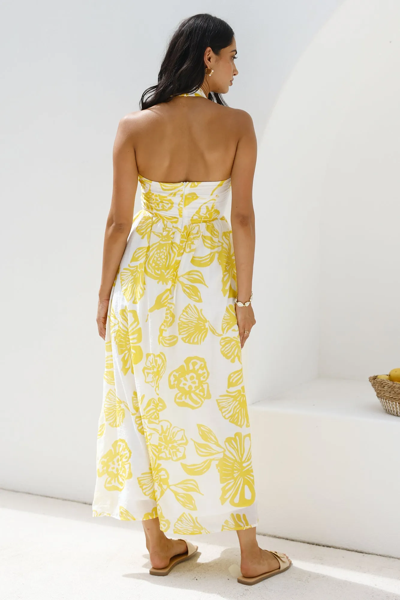 Eternal Spring Maxi Dress Yellow sold by Fortunate One product image thumbnail 2