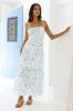 Hidden Lagoon Maxi Dress Blue sold by Fortunate One